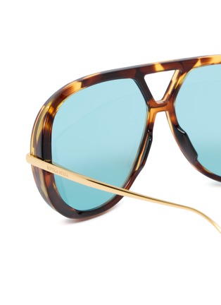 Detail View - Click To Enlarge - BOTTEGA VENETA - Acetate Aviator Sunglasses
