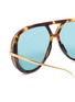 Detail View - Click To Enlarge - BOTTEGA VENETA - Acetate Aviator Sunglasses