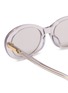Detail View - Click To Enlarge - BOTTEGA VENETA - Acetate Oval Sunglasses