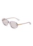 Main View - Click To Enlarge - BOTTEGA VENETA - Acetate Oval Sunglasses