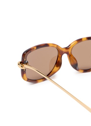 Detail View - Click To Enlarge - BOTTEGA VENETA - Acetate Rectangle Sunglasses