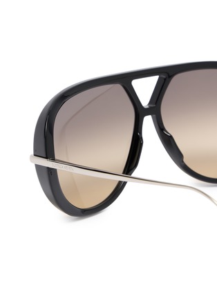 Detail View - Click To Enlarge - BOTTEGA VENETA - Acetate Aviator Sunglasses