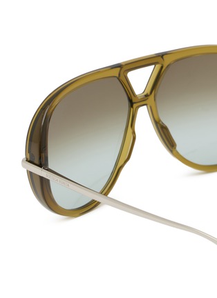 Detail View - Click To Enlarge - BOTTEGA VENETA - Acetate Aviator Sunglasses