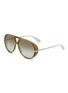 BOTTEGA VENETA Acetate Aviator Sunglasses