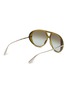 Figure View - Click To Enlarge - BOTTEGA VENETA - Acetate Aviator Sunglasses