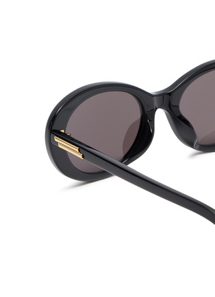 Detail View - Click To Enlarge - BOTTEGA VENETA - Acetate Oval Sunglasses