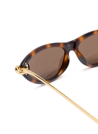 Detail View - Click To Enlarge - BOTTEGA VENETA - Acetate Cateye Sunglasses