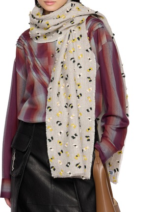 Figure View - Click To Enlarge - KIJINOKANOSEI - Itomaki Woven Scarf