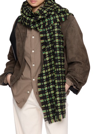 Figure View - Click To Enlarge - KIJINOKANOSEI - Hisui Woven Scarf