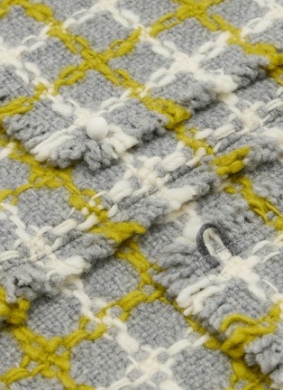 Detail View - Click To Enlarge - KIJINOKANOSEI - Limelight Woven  Poncho