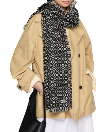 Figure View - Click To Enlarge - KIJINOKANOSEI - Kazaguruma Woven Scarf