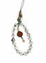 Main View - Click To Enlarge - HEALORA - Greenwood Green Phantom Quartz Incense Bead Wood Element Phone Charm