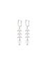 Main View - Click To Enlarge - HEALORA - Snow Veil Clear Quartz Earrings