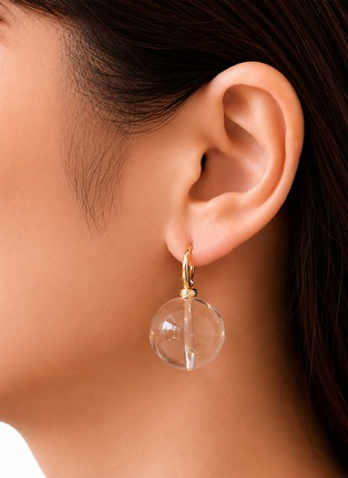 Detail View - Click To Enlarge - HEALORA - Golden Dew Citrine Earrings