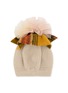 Figure View - Click To Enlarge - CA4LA - Ballon Tulle Trim Knit Beanie