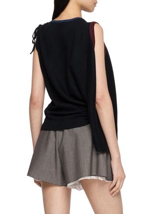 Detail View - Click To Enlarge - BEAUTIFUL PEOPLE - Miller Double Neck Convertible T-Shirt