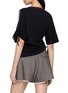 Back View - Click To Enlarge - BEAUTIFUL PEOPLE - Miller Double Neck Convertible T-Shirt