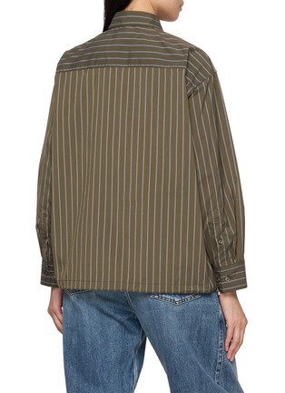Back View - Click To Enlarge - BEAUTIFUL PEOPLE - Stripe Relaxed Shirt