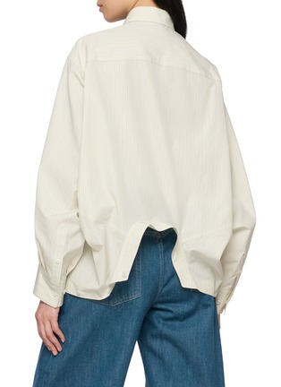 Back View - Click To Enlarge - BEAUTIFUL PEOPLE - Double End Striped Shirt