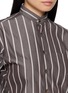 Detail View - Click To Enlarge - BEAUTIFUL PEOPLE - Scarf Neck Striped Shirt