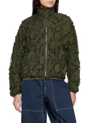 Detail View - Click To Enlarge - BEAUTIFUL PEOPLE - Reversible Floral Jacquard Blouson