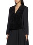 Detail View - Click To Enlarge - BEAUTIFUL PEOPLE - Convertible Faux Fur Liner Blazer