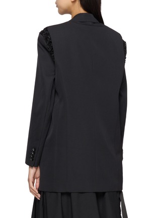 Back View - Click To Enlarge - BEAUTIFUL PEOPLE - Convertible Faux Fur Liner Blazer