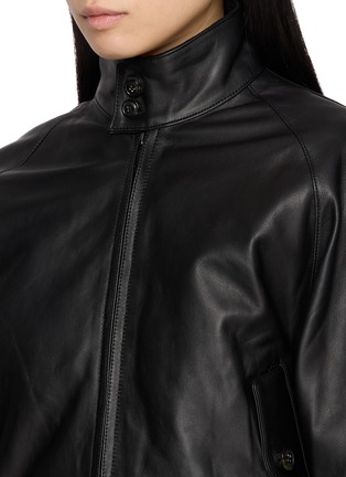 Detail View - Click To Enlarge - BEAUTIFUL PEOPLE - X BARACUTA G9 Leather Blouson