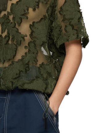  - BEAUTIFUL PEOPLE - Floral Jacquard Polo Shirt
