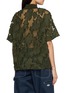 Back View - Click To Enlarge - BEAUTIFUL PEOPLE - Floral Jacquard Polo Shirt
