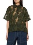 BEAUTIFUL PEOPLE Floral Jacquard Polo Shirt