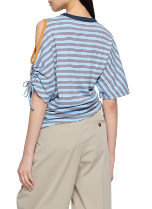 Back View - Click To Enlarge - BEAUTIFUL PEOPLE - Miller Double Neck Convertible T-Shirt