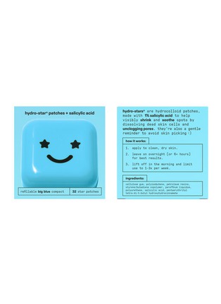 Detail View - Click To Enlarge - STARFACE - Hydro-Star® + Salicylic Acid Patches Compact Kit — Big Blue