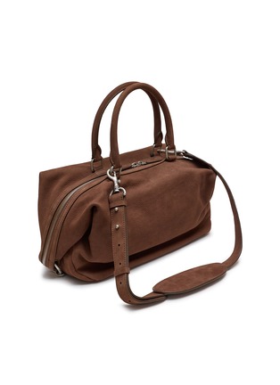 Detail View - Click To Enlarge - MARGESHERWOOD - Dumpling Nubuck Leather Shoulder Bag