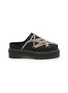 RICK OWENS  X Dr. Martens Quad Sole Megalace Leather Mules