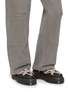 Figure View - Click To Enlarge - RICK OWENS  - X Dr. Martens Quad Sole Megalace Leather Mules