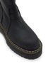 Detail View - Click To Enlarge - RICK OWENS  - X Dr. Martens Quad Sole Pull On Leather Boots