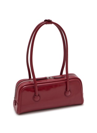 Detail View - Click To Enlarge - MARGESHERWOOD - Soft Boston EW Glossy Leather Shoulder Bag
