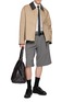 Figure View - Click To Enlarge - MACKINTOSH - Birgham Detachable Contrast Collar Jacket