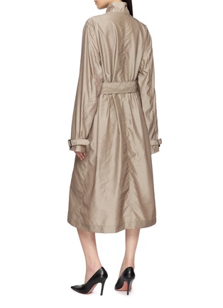 Back View - Click To Enlarge - GIA STUDIOS - Lebaron Taffeta Trench Dress