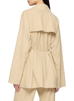 Back View - Click To Enlarge - GIA STUDIOS - Drix Short Trench Coat