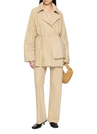 Figure View - Click To Enlarge - GIA STUDIOS - Drix Short Trench Coat