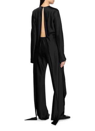 Back View - Click To Enlarge - GIA STUDIOS - Aoki Draped Blouse