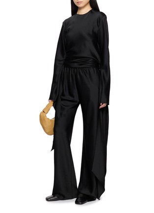 Figure View - Click To Enlarge - GIA STUDIOS - Aoki Draped Blouse