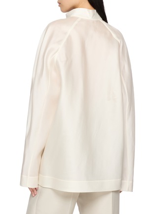 Back View - Click To Enlarge - GIA STUDIOS - Mock Neck Jacket