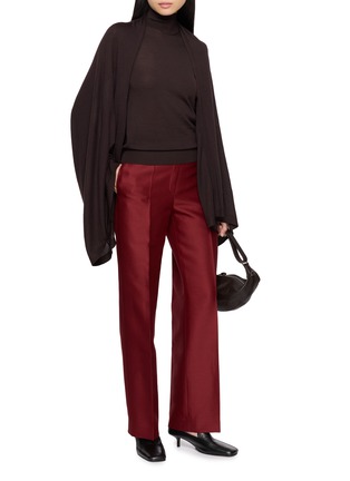 Figure View - Click To Enlarge - GIA STUDIOS - Wool Silk Pacino Trousers