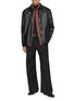 Figure View - Click To Enlarge - 1972 DESA - Patch Pocket Suede Leather Shirt Jacket
