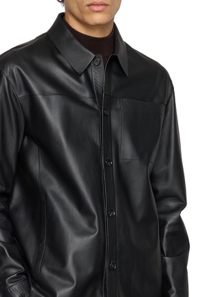  - 1972 DESA - Patch Pocket Leather Shirt Jacket