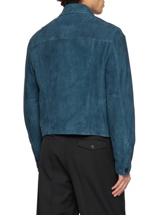 Back View - Click To Enlarge - 1972 DESA - Trucker Suede Leather Jacket