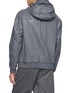 Back View - Click To Enlarge - 1972 DESA - Hooded Laminated Leather Jacket